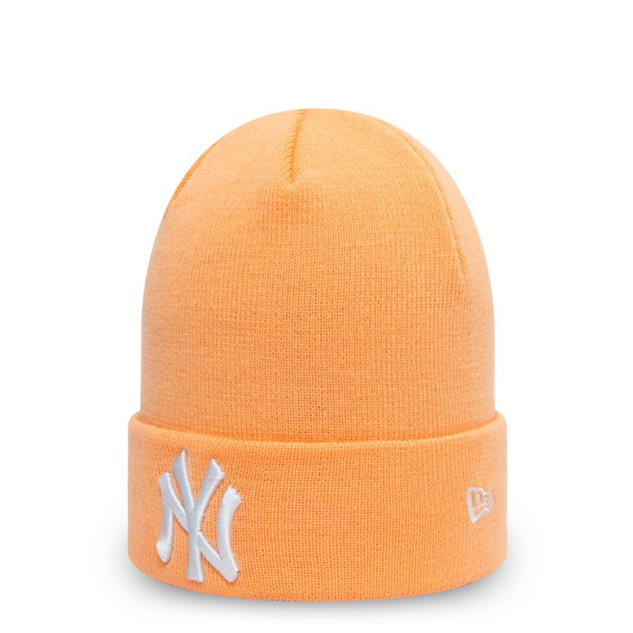 New York Yankees Pop Naiset Cuff Pipohattu Oranssi - New Era Lippikset Suomi FI-629310